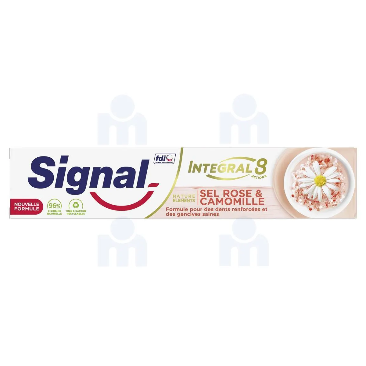 Dentifrice integral 8 nature elements sel rose et camomille 75ml - SIGNAL