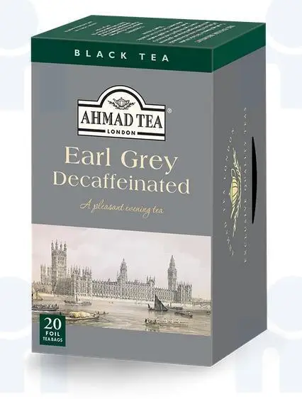 Thé noir décaféiné Earl Grey 40g - AHMAD TEA  