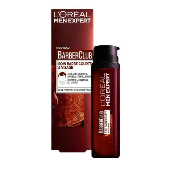 Huile barbe courte et visage Barber Club 50ml - L'ORÉAL MEN EXPERT