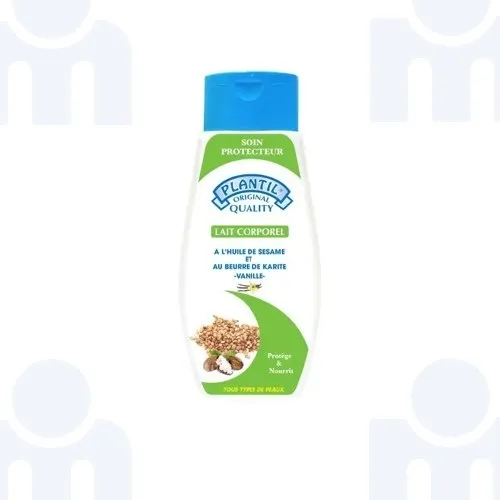 Lait corporel à l'huile de sésame et beurre de Karité 250ml - PLANTIL