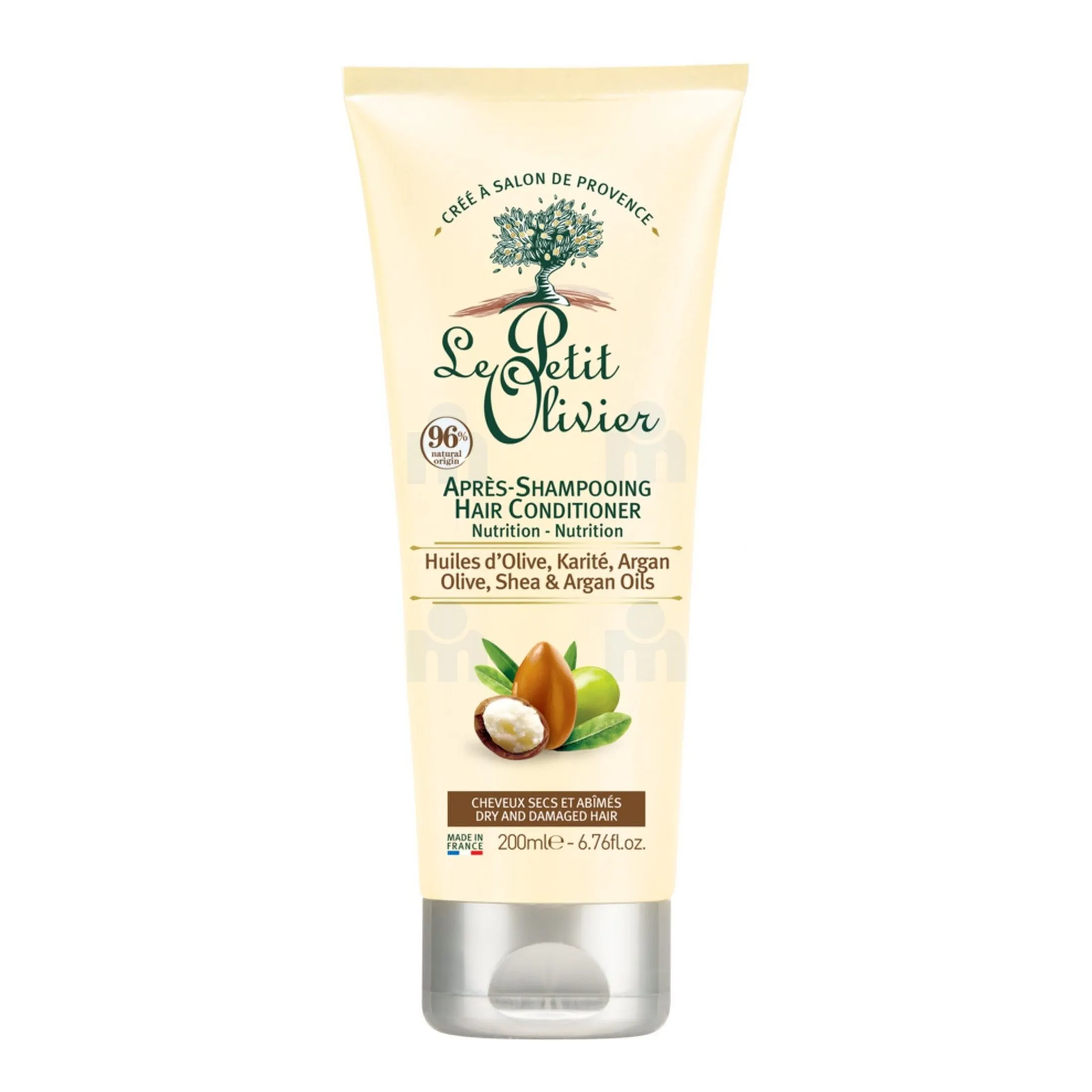 Après-shampoing nutrition à L'huile D'olive karité et argan - LE PETIT OLIVIER