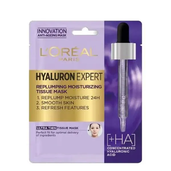 Masque hydratant repulpant 24H à l'acide hyaluronique 30g - L'ORÉAL PARIS 