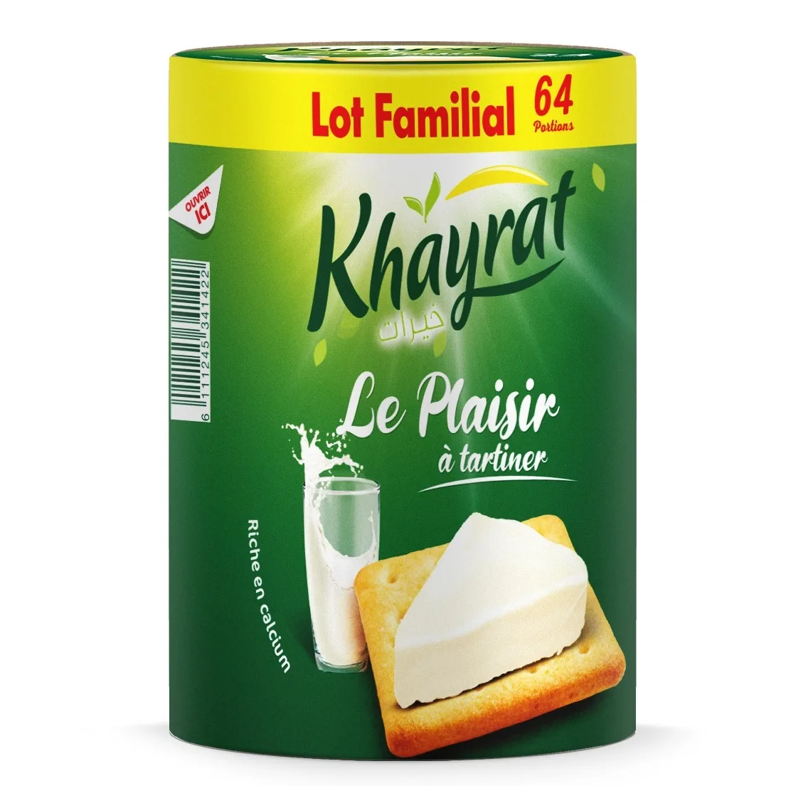 Fromage fondu 64 portions - KHAYRAT