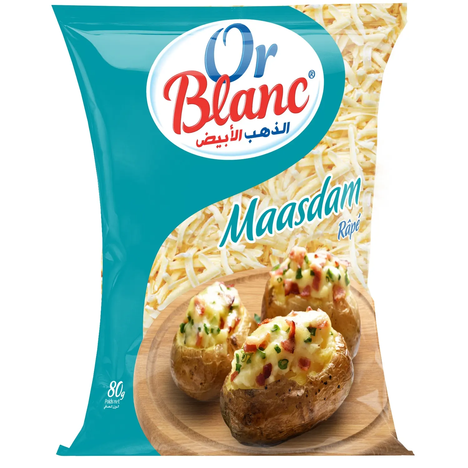 Fromage râpé Maasdam 80g - OR BLANC