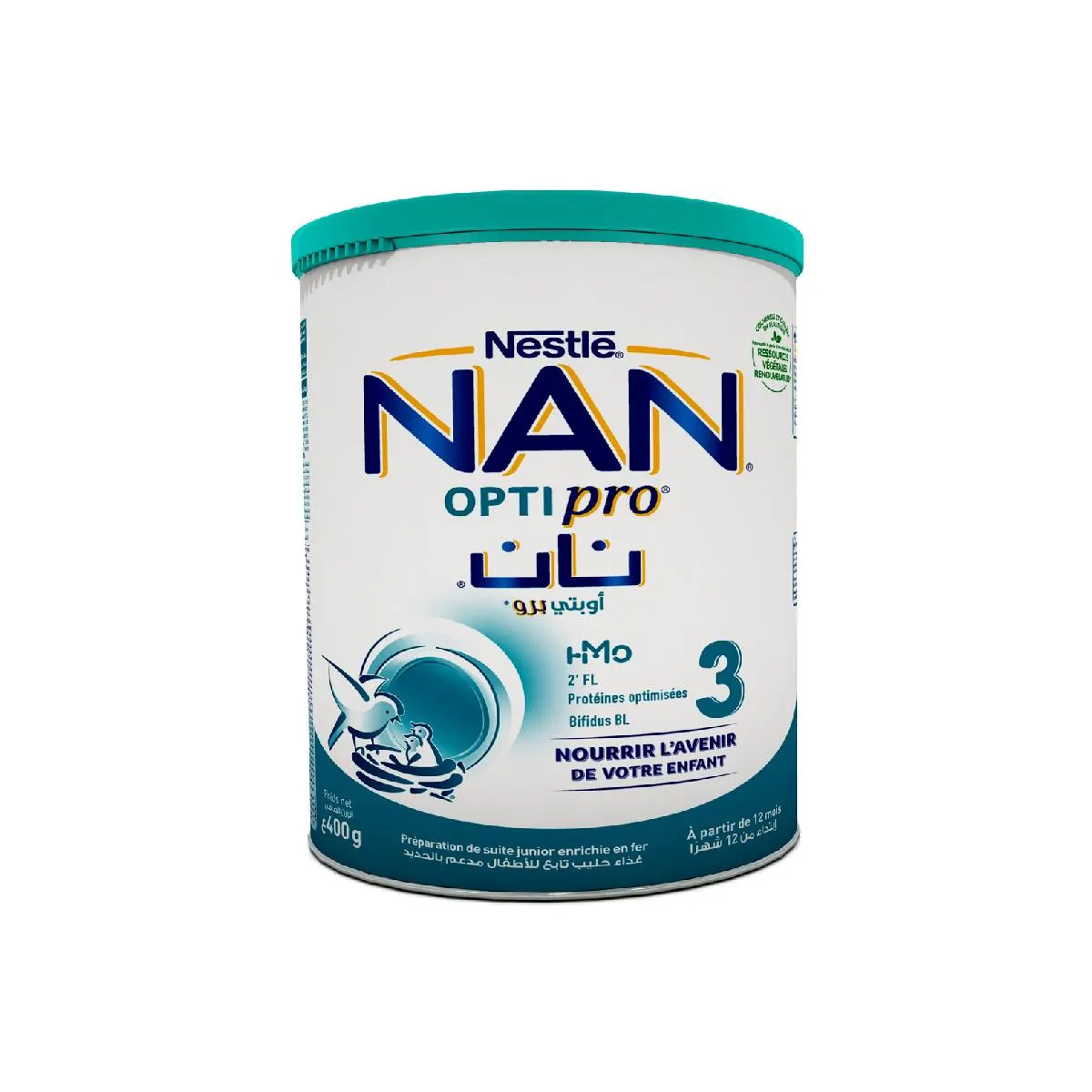 Lait de croissance Optipro 3 400g - NAN