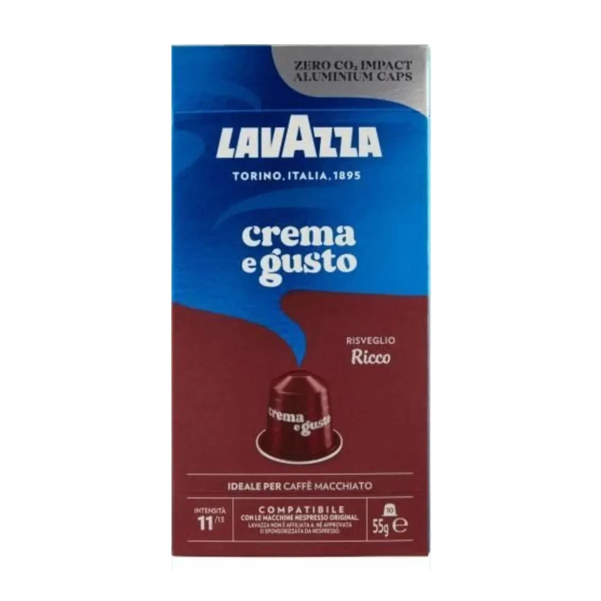 Capsules de café Crema E Gusto Ricco x10 unités - LAVAZZA