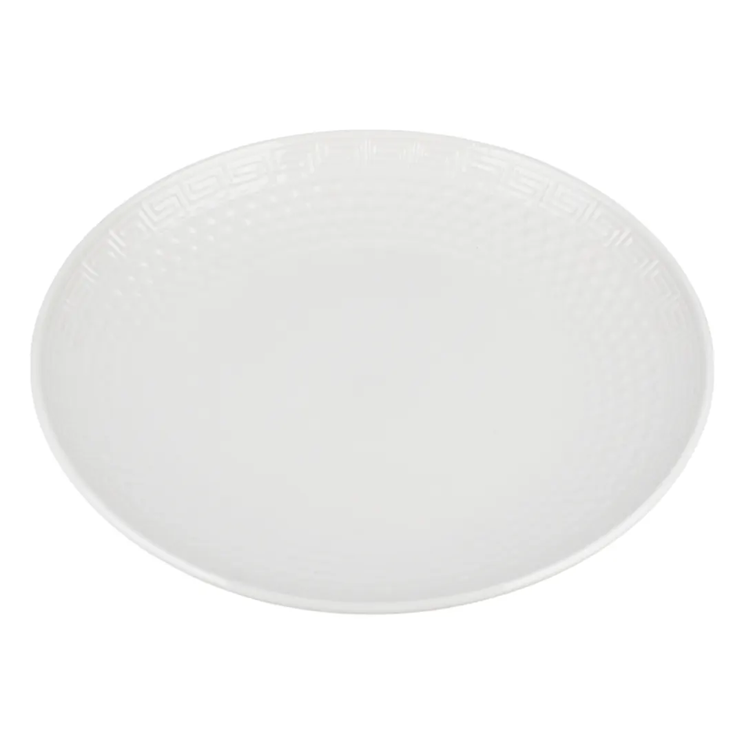 Assiette plate blanche 30cm HF-126CF-001