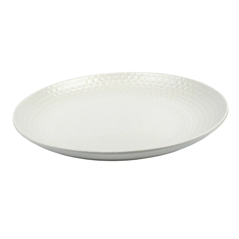 Assiette plate blanche 35cm HF-126CF-002
