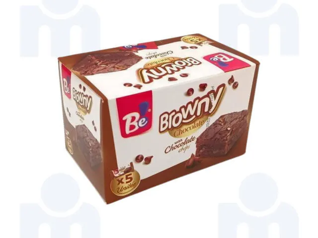 Brownie aux éclats de chocolat 5x40g - BE