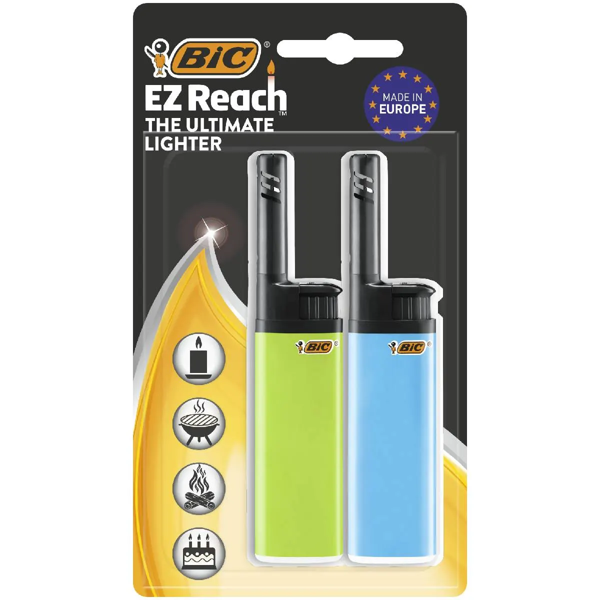 Set de 2 briquets EZ Reach J38WAND - BIC