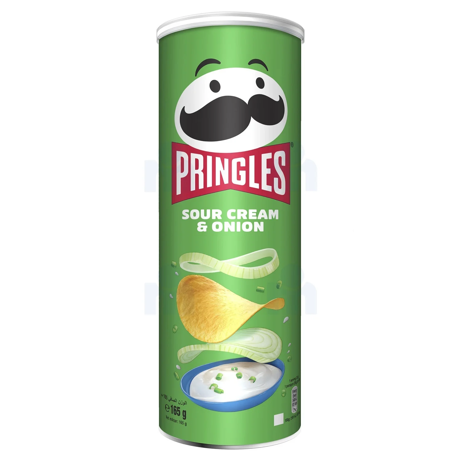 Chips en tuiles saveur crème et oignon 165g - PRINGLES