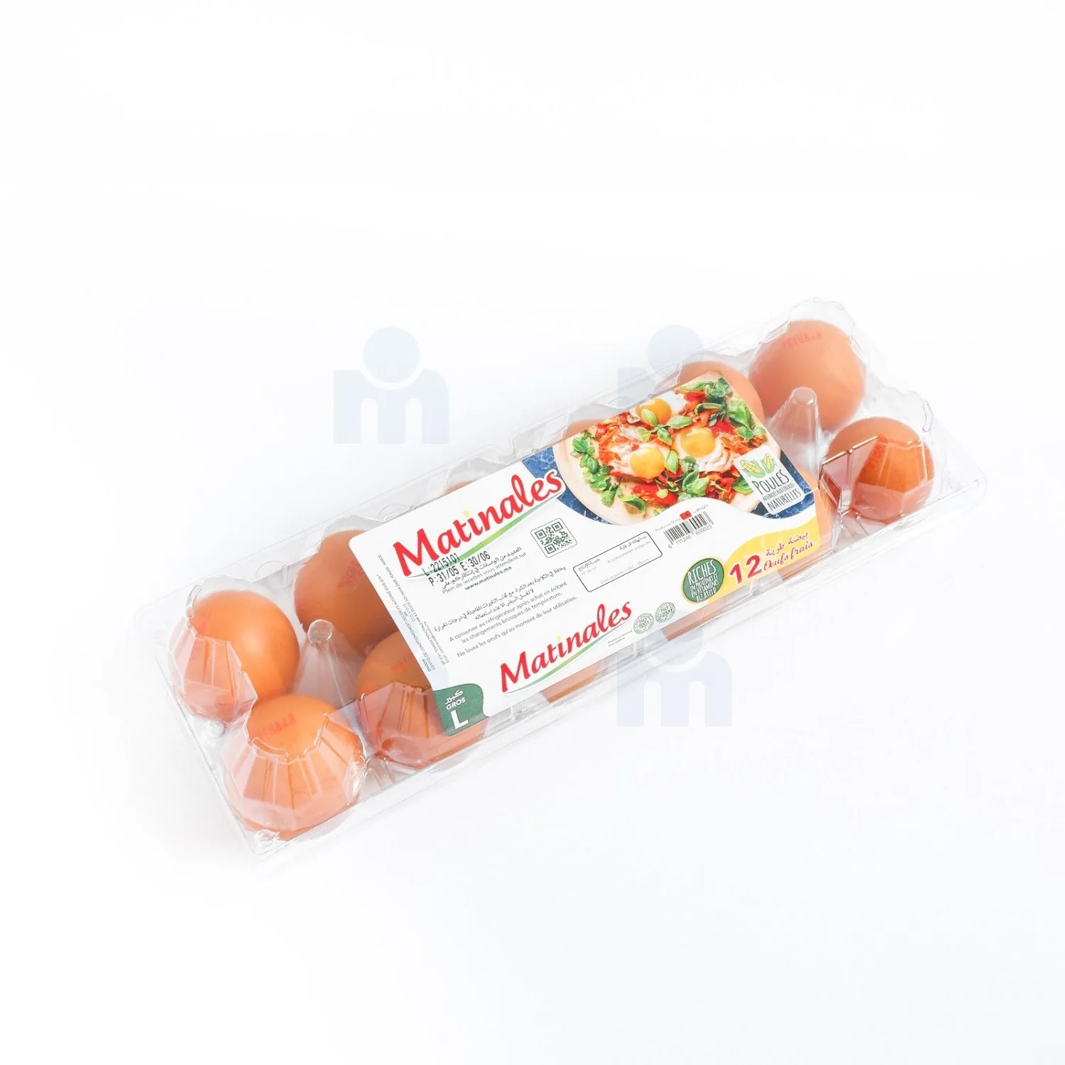 Œufs frais x12 - MATINALES