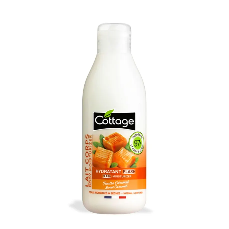 Lait corps hydratant Tendre Caramel 200 ml - COTTAGE