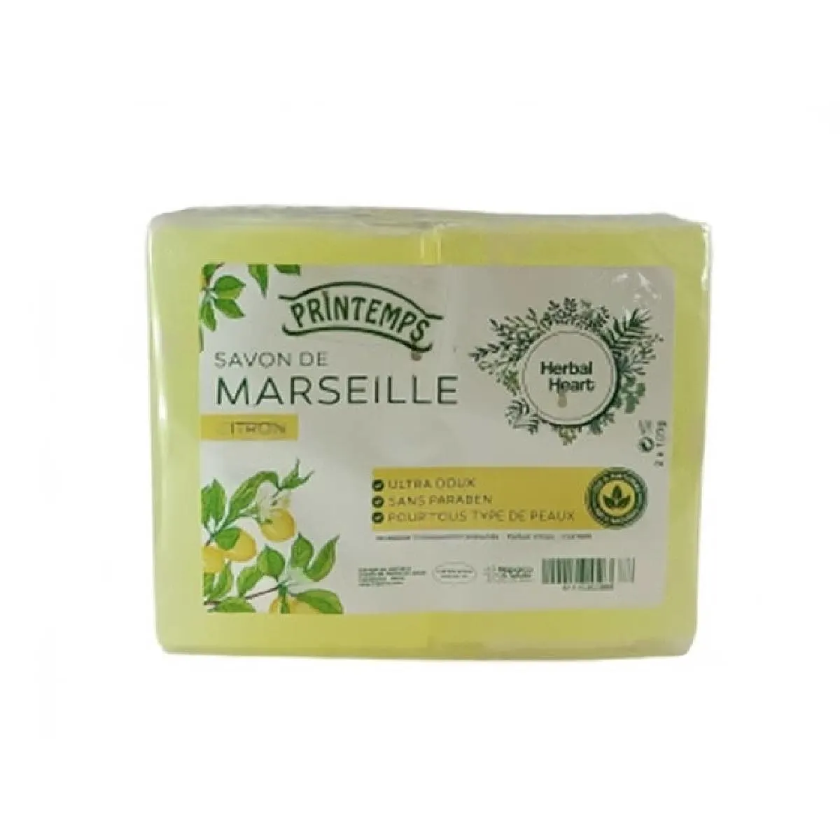 Savons solides citron 2x100g - PRINTEMPS