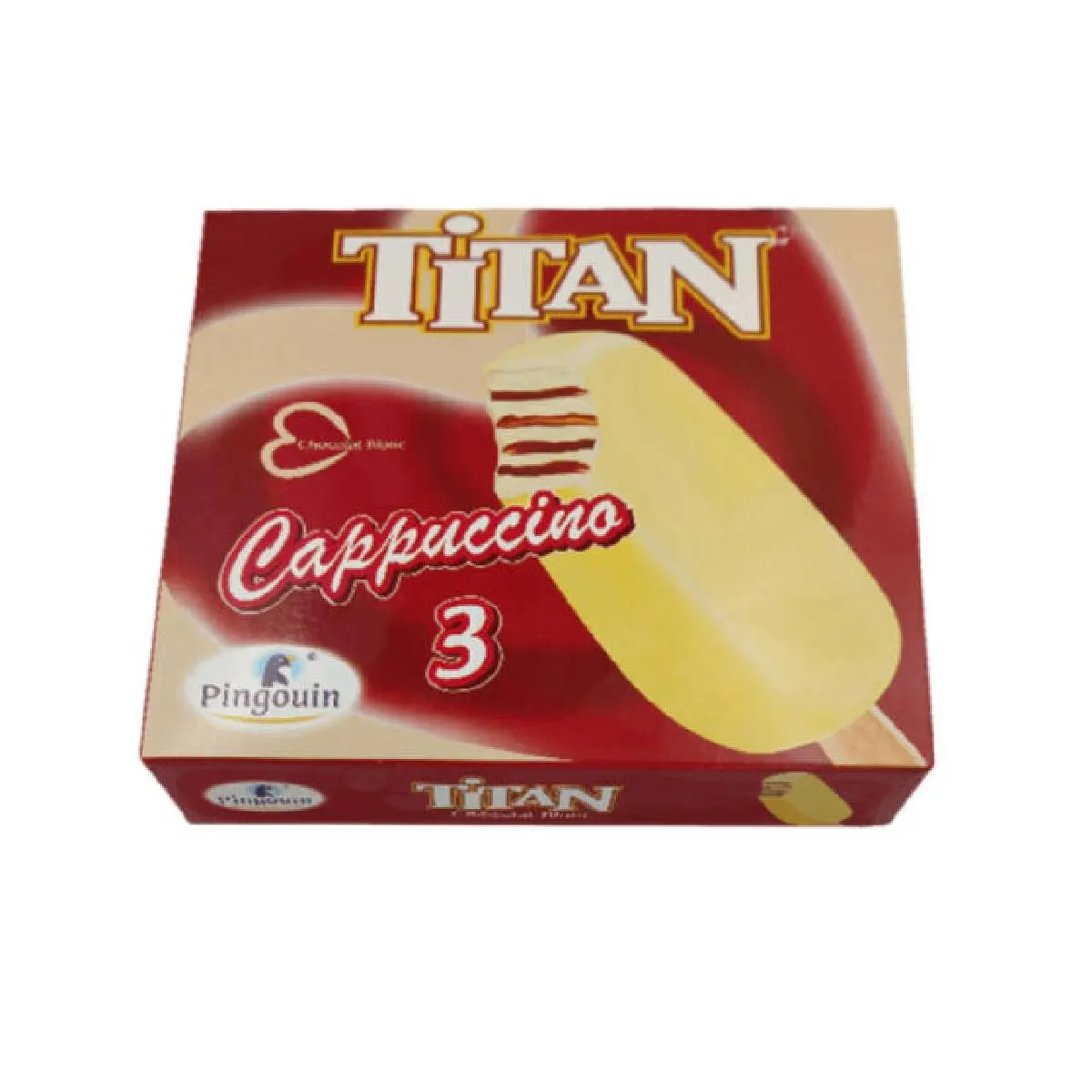 Titan bâtonnet de glace cappuccino 3x110ml