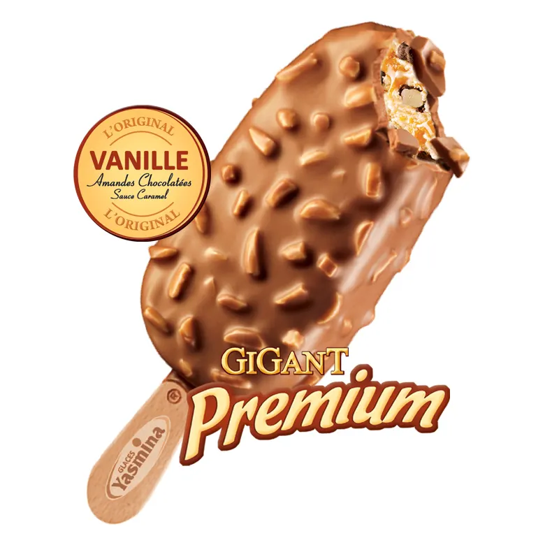 Yasmina bâtonnet de glace Gigant premium vanille 100ml