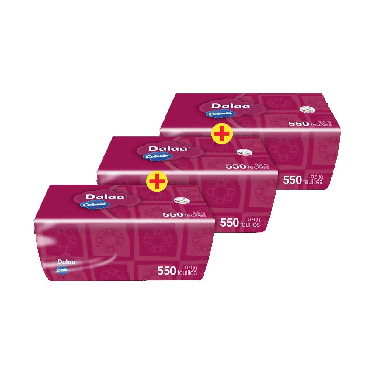 Mouchoirs blancs x550 unités - DALAA