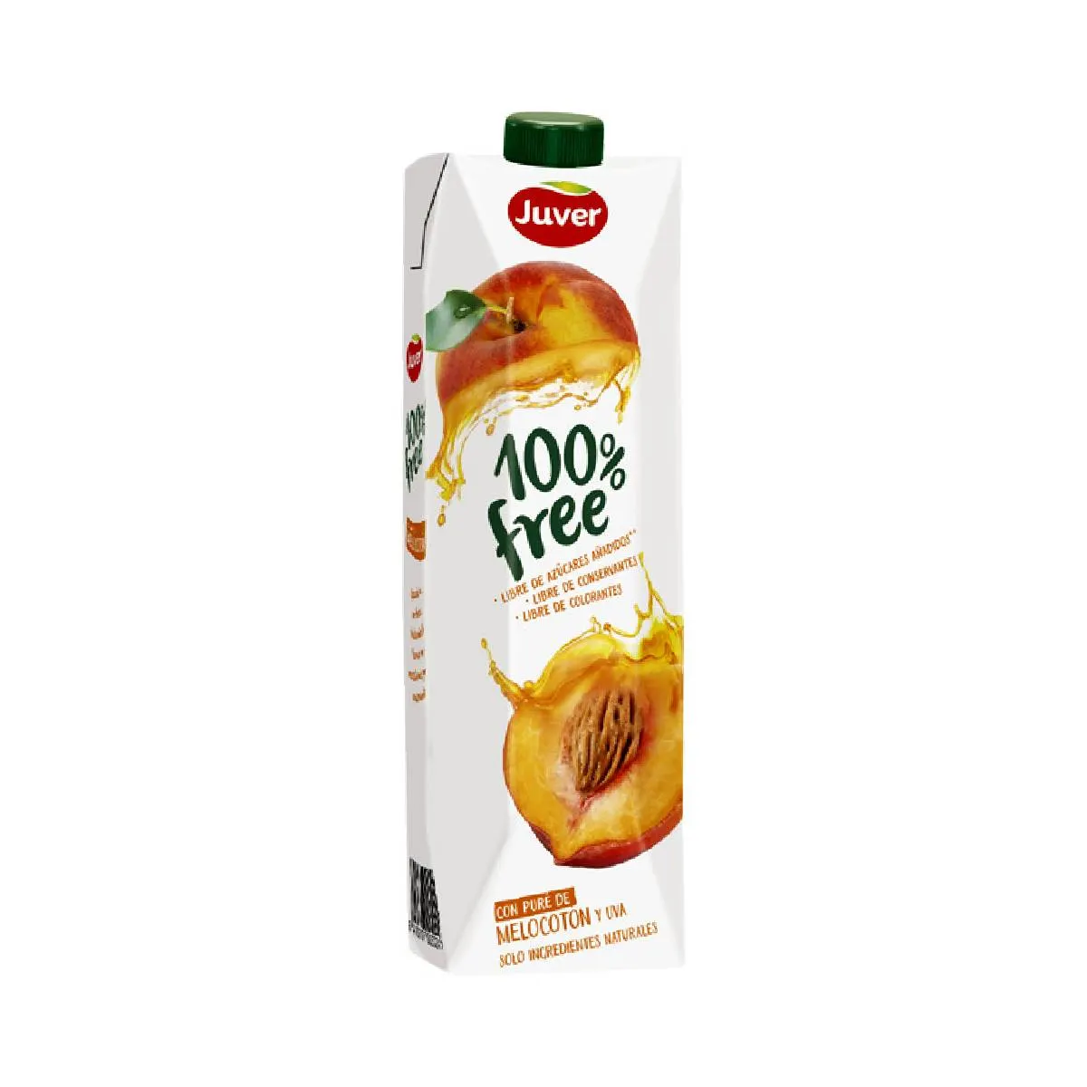 Juver au jus de pêche 100% Free 1L