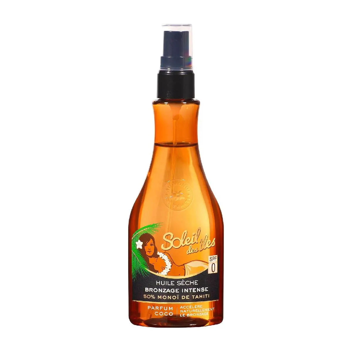 Huile sèche bronzage intense coco 150ml - SOLEIL DES ÎLES