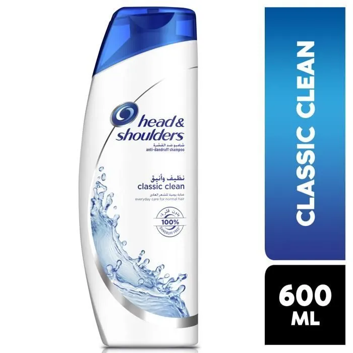Shampoing Antipelliculaire Classic Clean 600 ml - HEAD & SHOULDERS