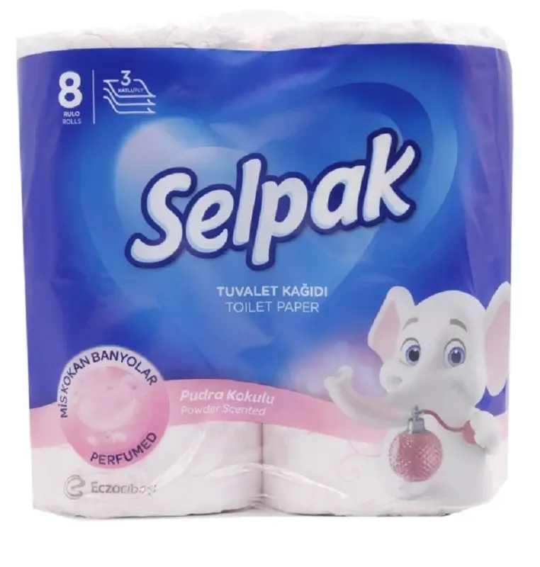 Papier toilette parfumé 3 plies x8 pièces - SELPAK