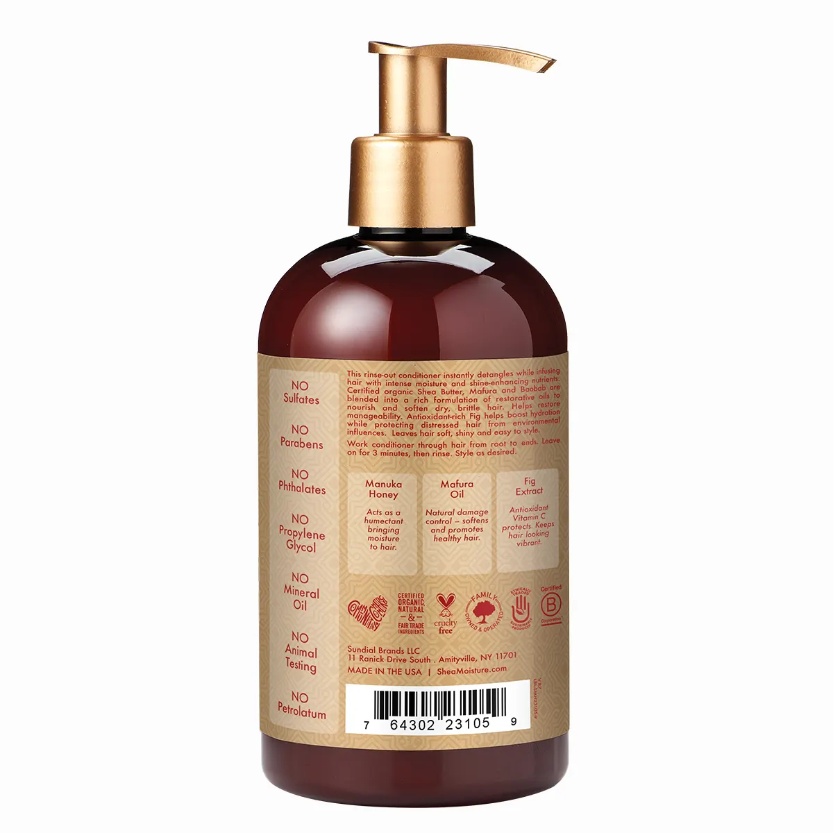 Après-Shampoing au miel de Manuka & huile de Mafura 384ml - SHEA MOISTURE - vue 6