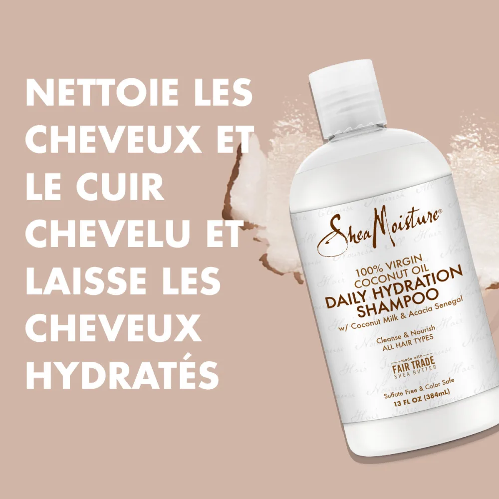 Shampoing à l'huile de noix de coco 384ml - SHEA MOISTURE  - vue 6