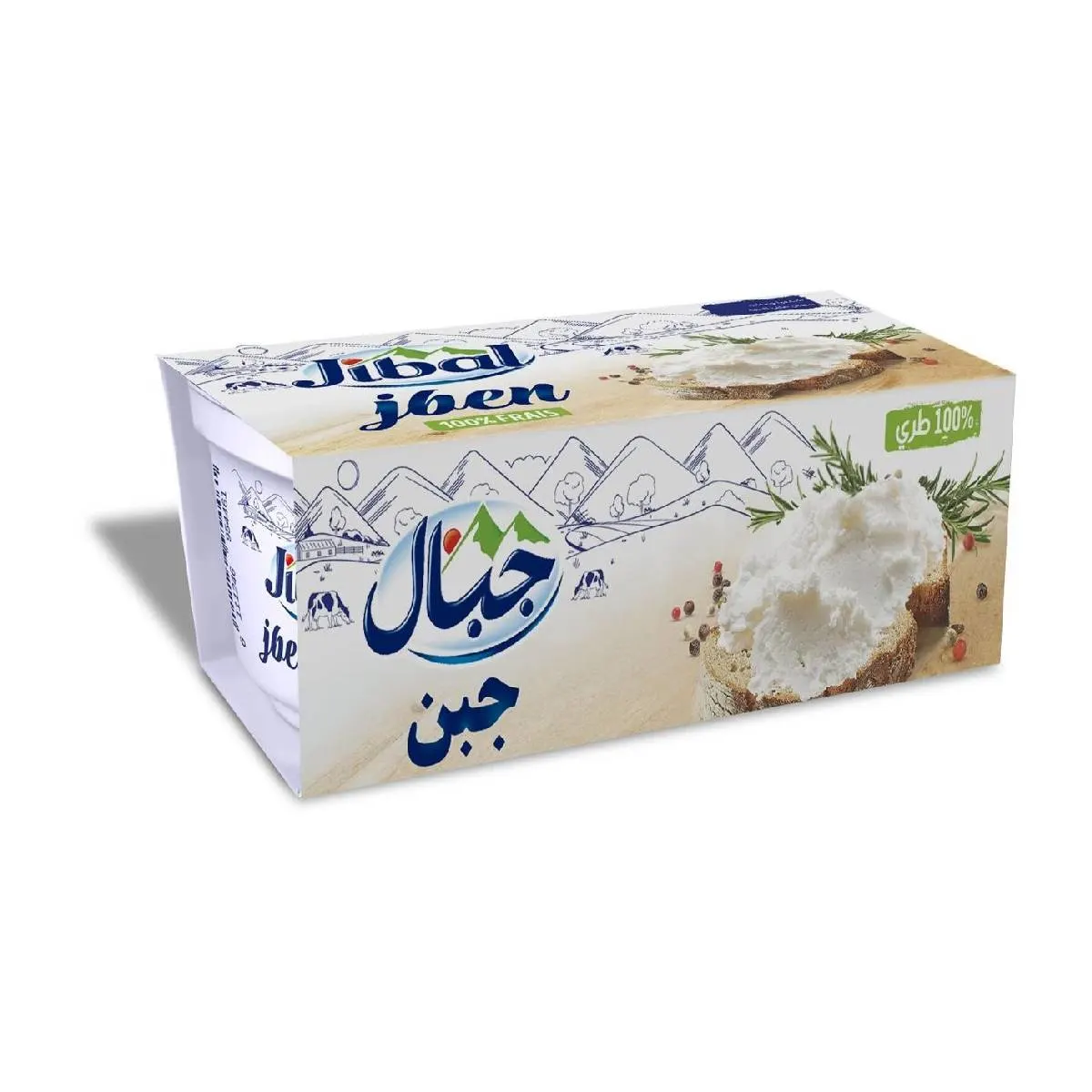Fromages frais Jben 2x160g - JIBAL
