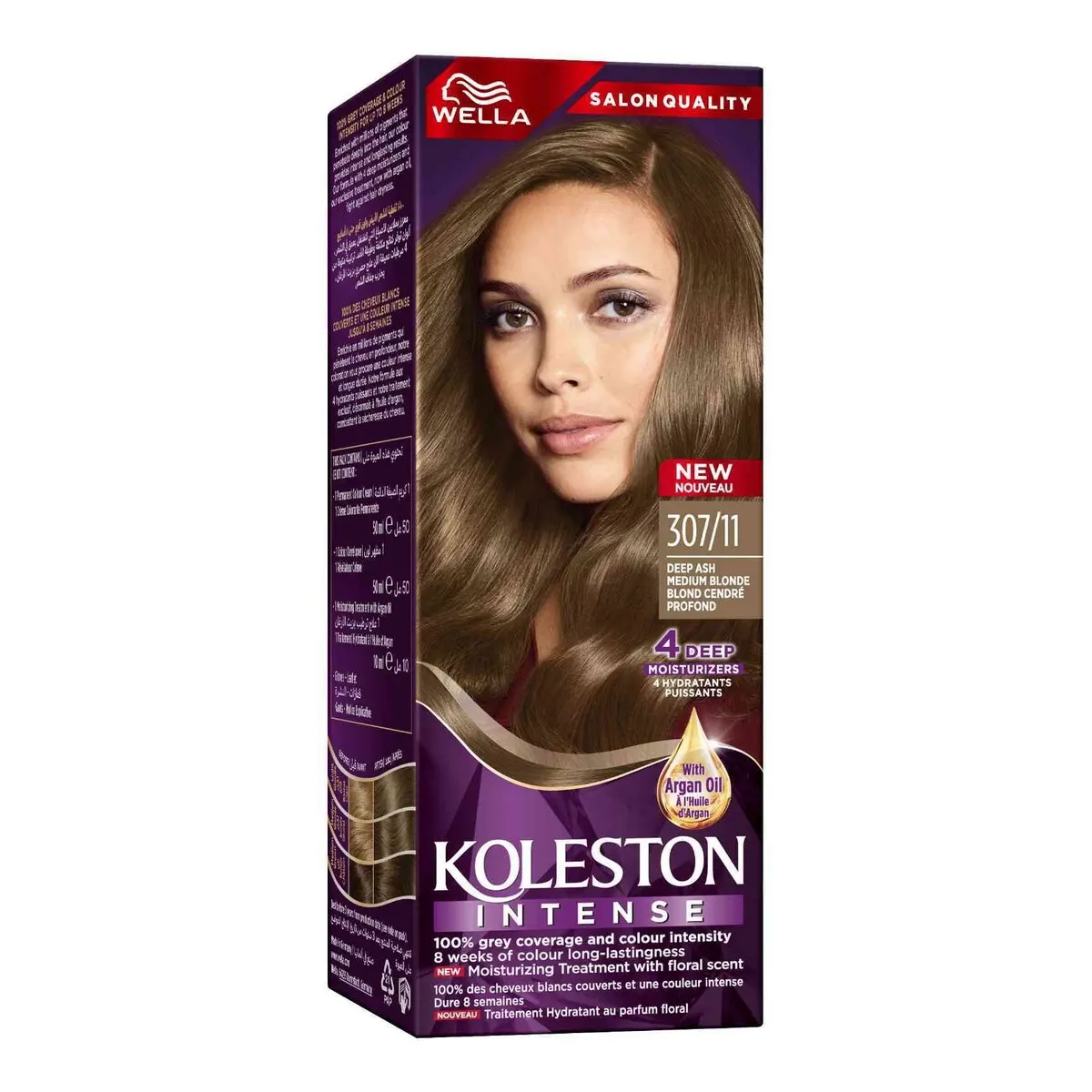 Coloration intense blond cendré profond Wella 307/11 - KOLESTON