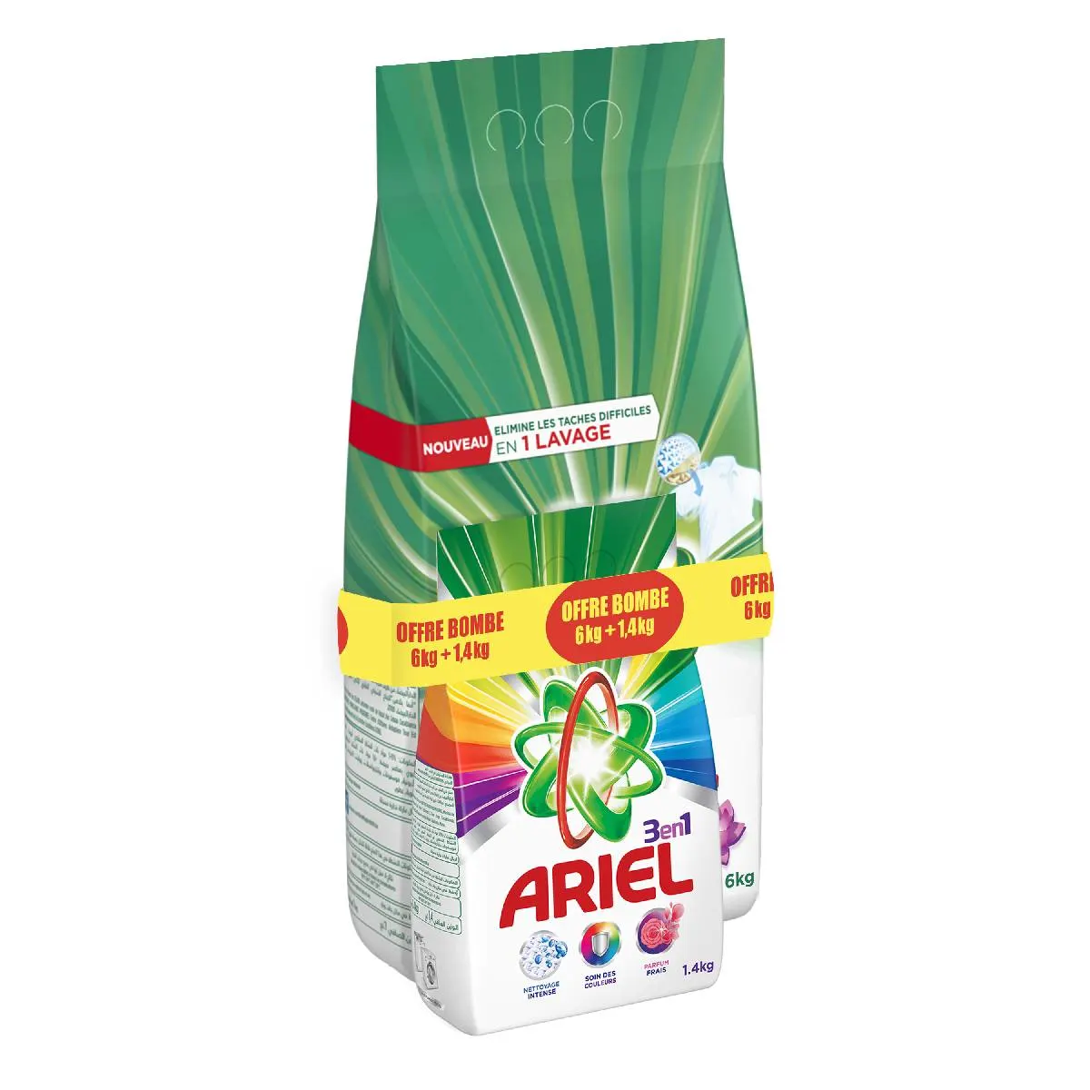 Lessive poudre Matic Downy 7,4Kg - ARIEL