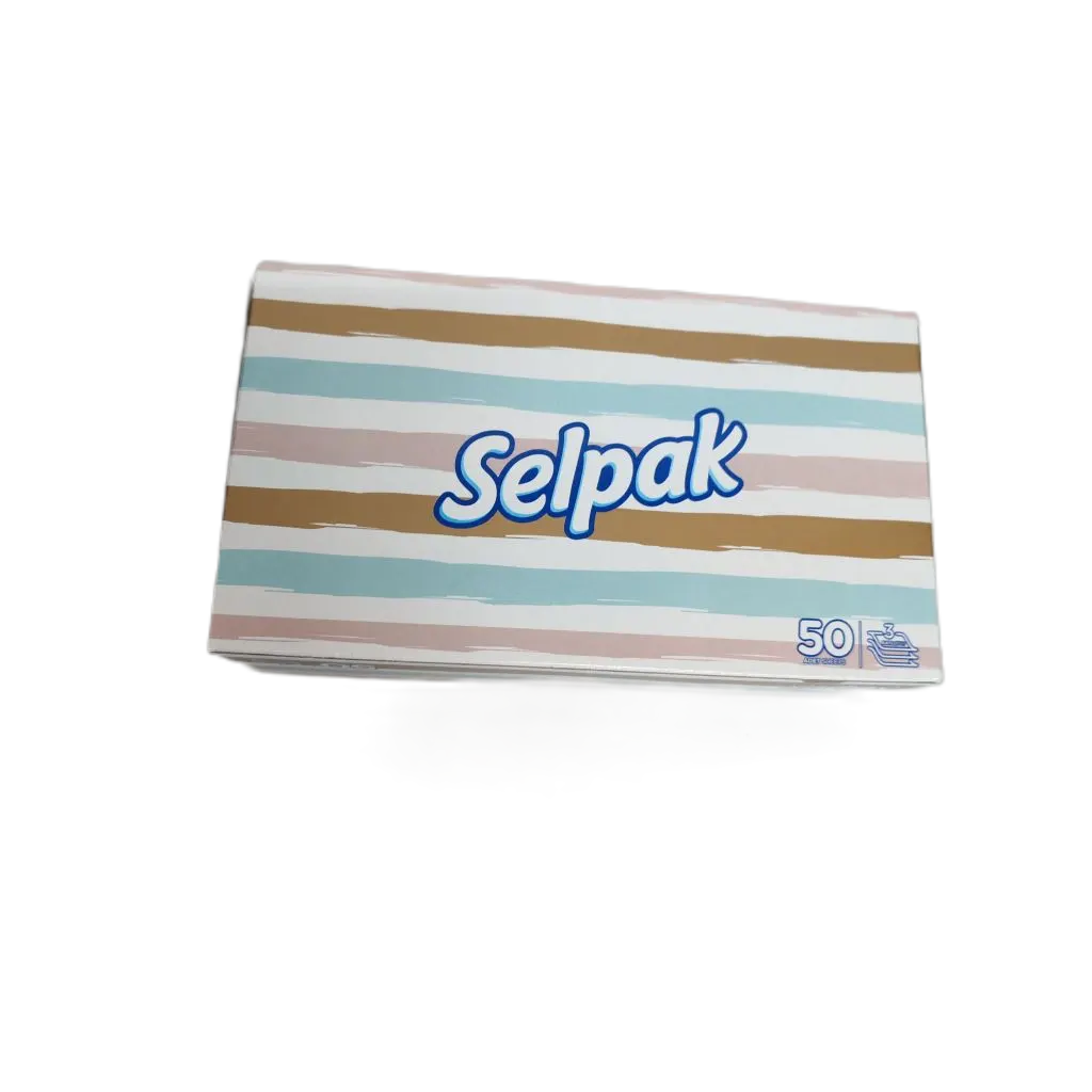 Boîte de mouchoirs blancs 3 plis x 50 unités - SELPAK