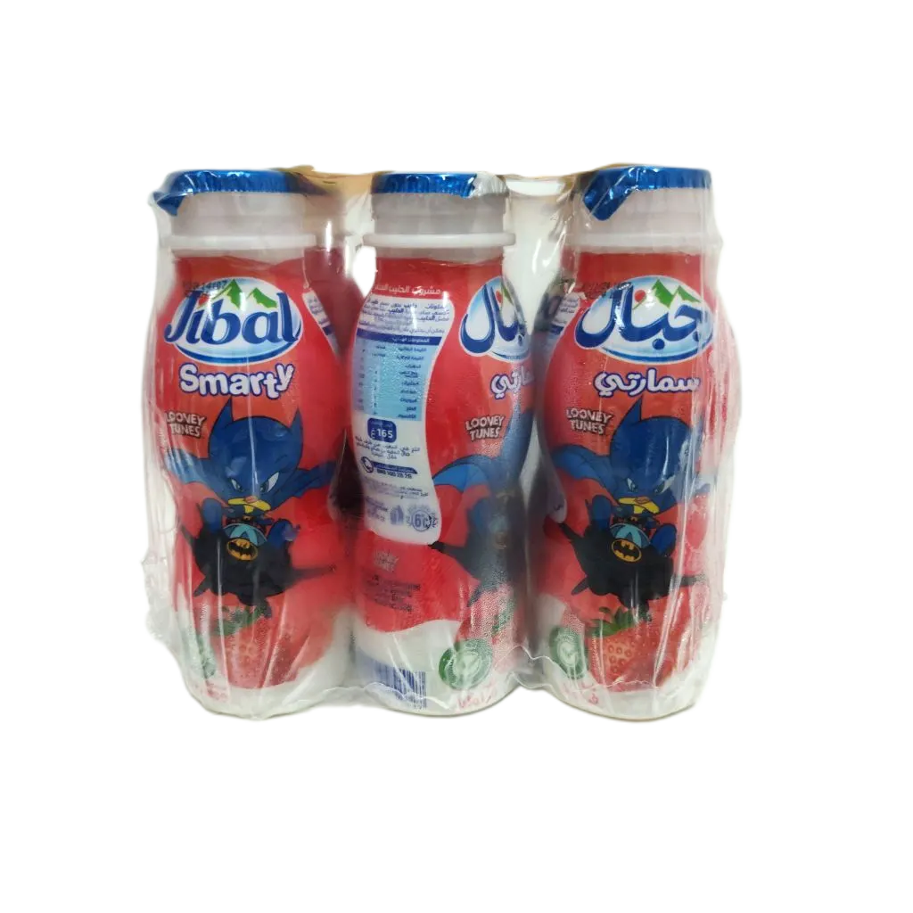 Yaourt à boire Smarty fraise 6x165g - JIBAL