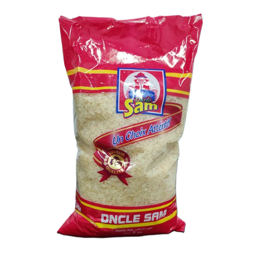 Riz long jaune 3Kg - ONCLE SAM