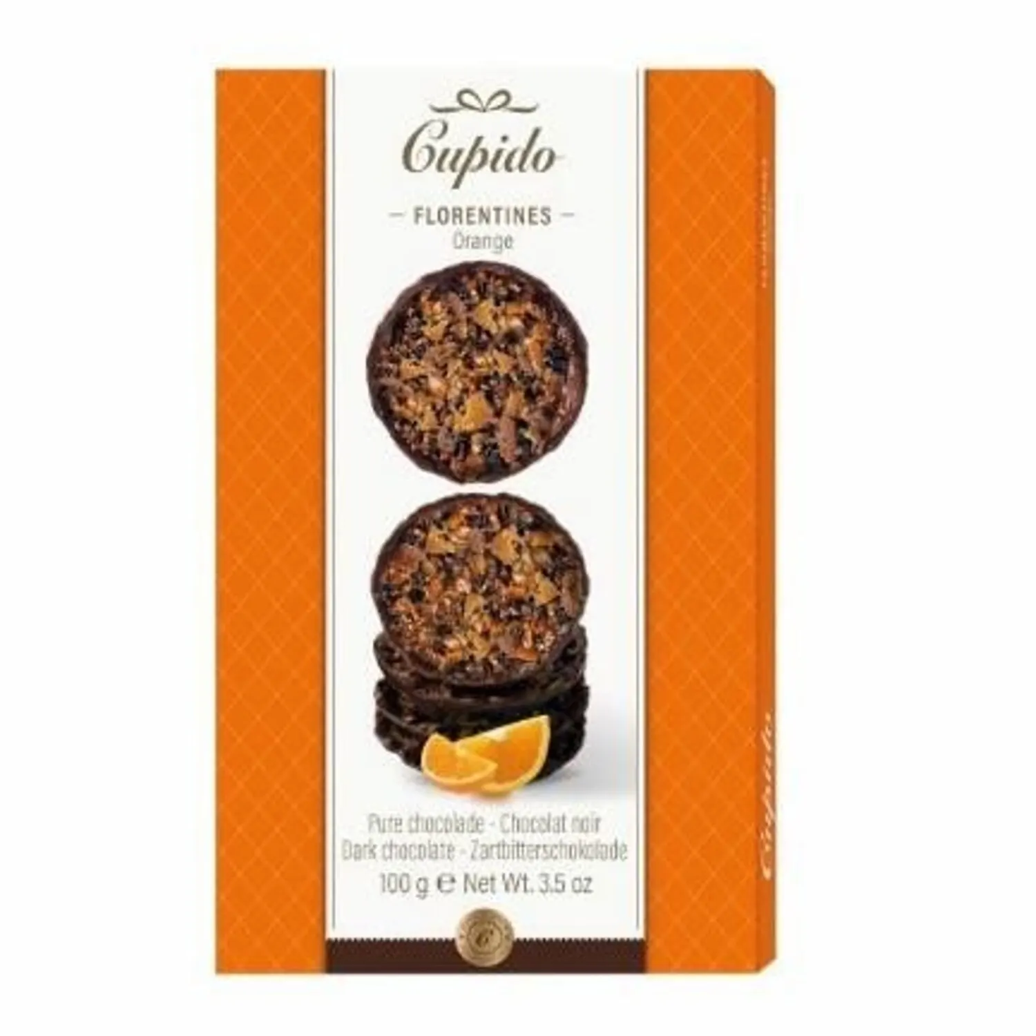 Florentines chocolat noir orange 100g - CUPIDO