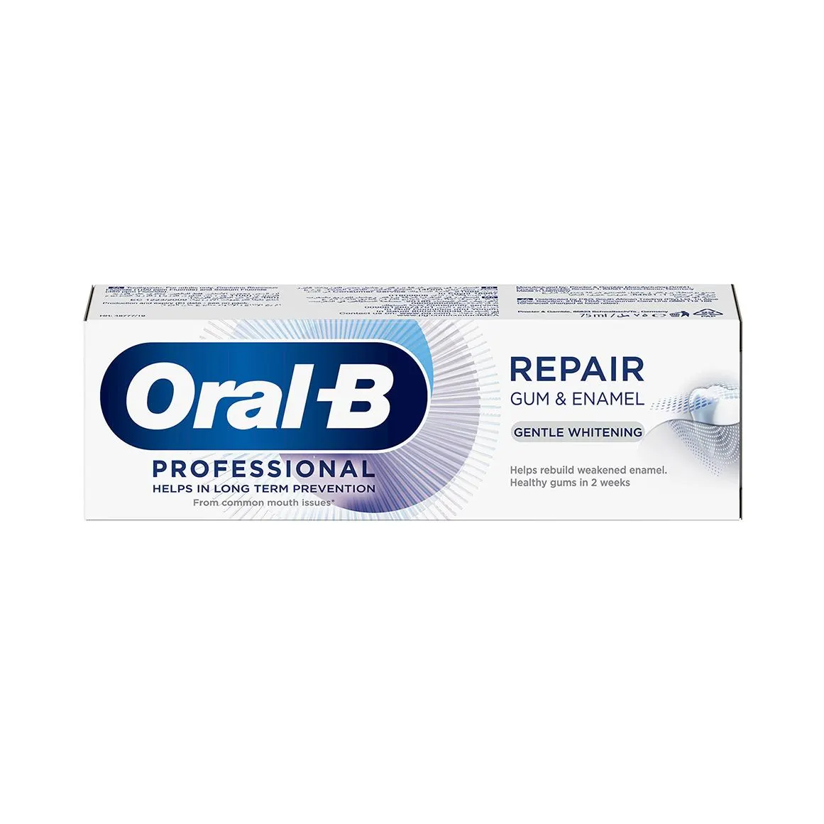 Dentifrice repair gum & Enamel gentle Whitening 75ml - ORAL-B