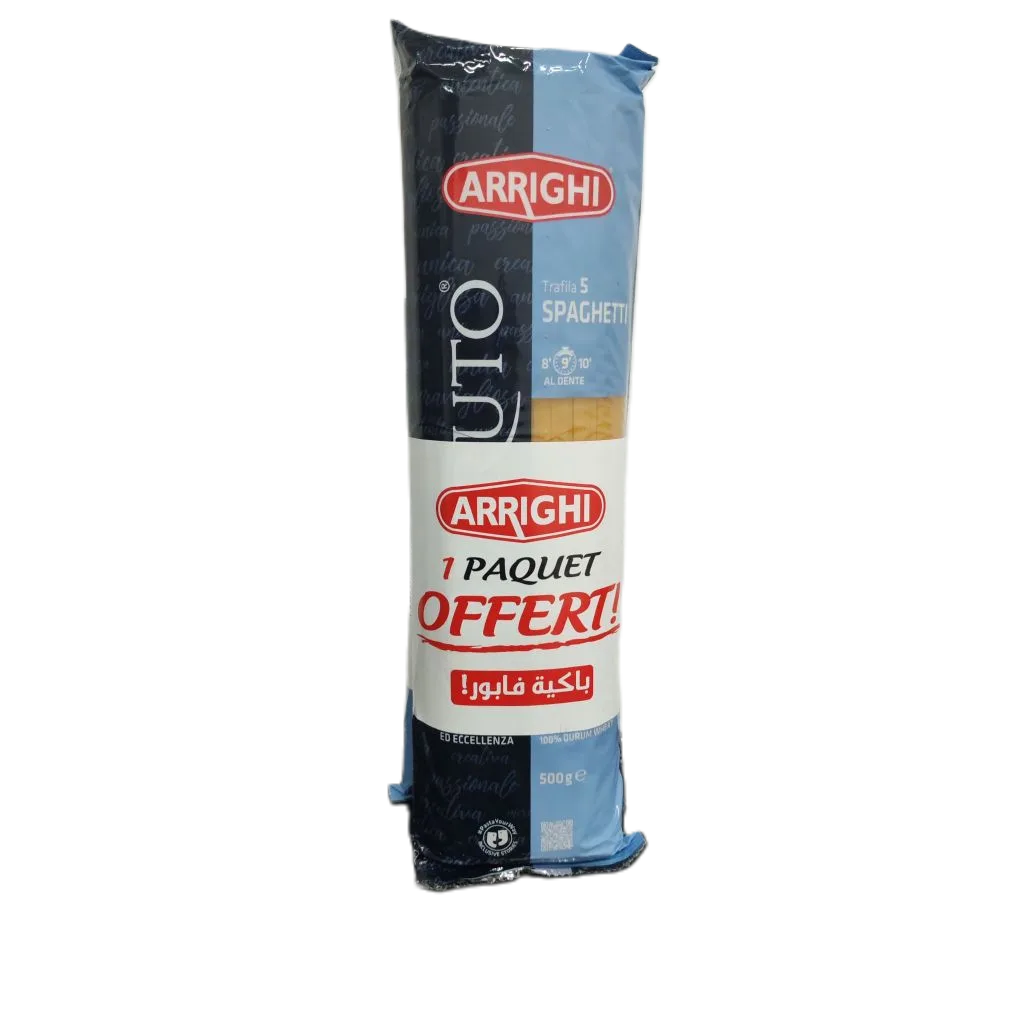 Spaghettis Arrighi 2x500g = 1 gratuit