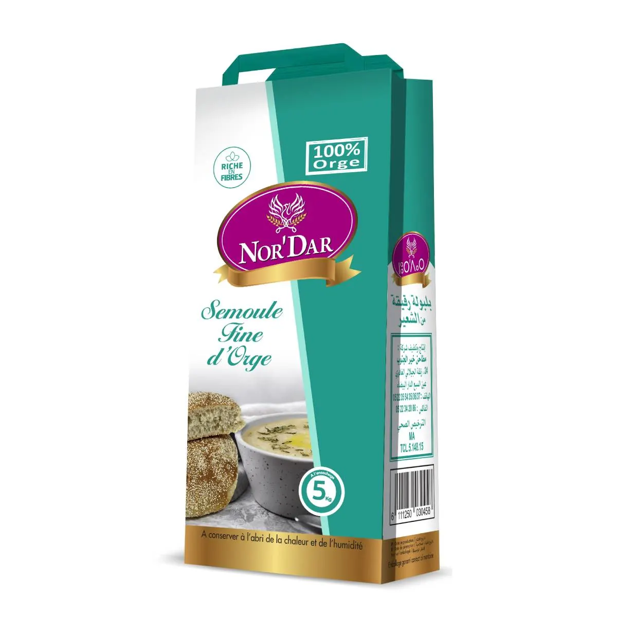 Semoule fine d'orge 5Kg - NOR'DAR