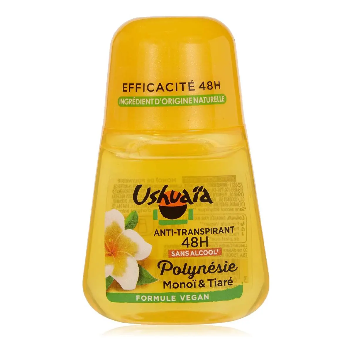 Déodorant femme bille à l'huile de monoi et fleur de tiaré 50ml - USUHAIA