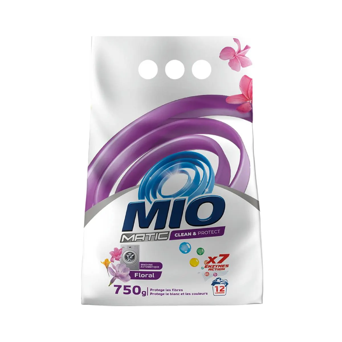Lessive en poudre matic floral 750g - MIO