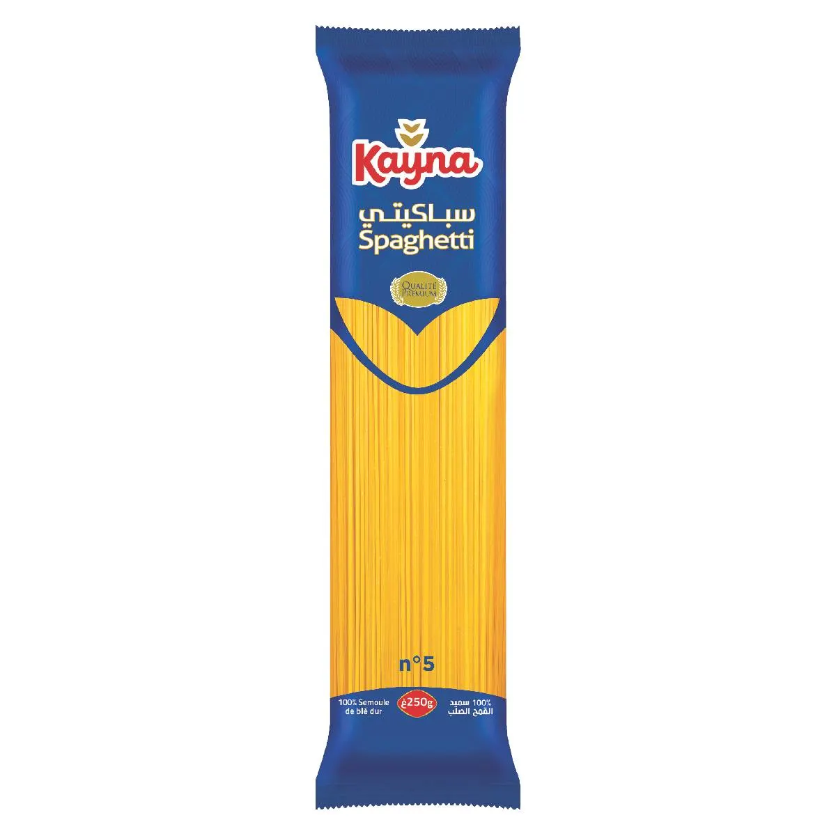 Spaghetti n°5 au semoule de blé dur 250g - KAYNA