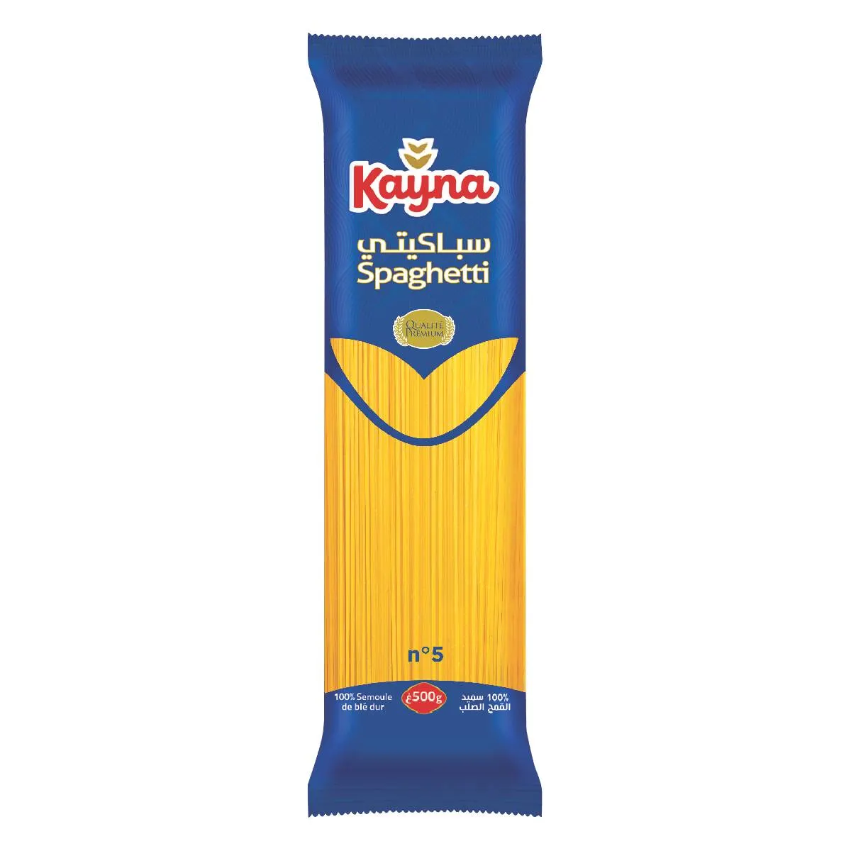 Spaghetti n°5 au semoule de blé dur 500g - KAYNA