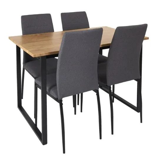 Table et 4 chaises tissu MELVIN M1 CMP