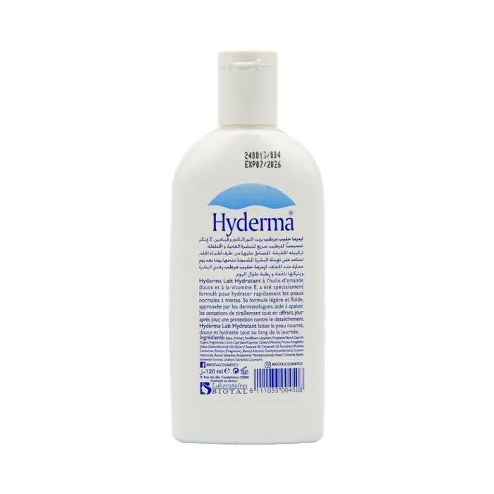 Lait hydratant pour le corps 120ml - HYDERMA - vue 2