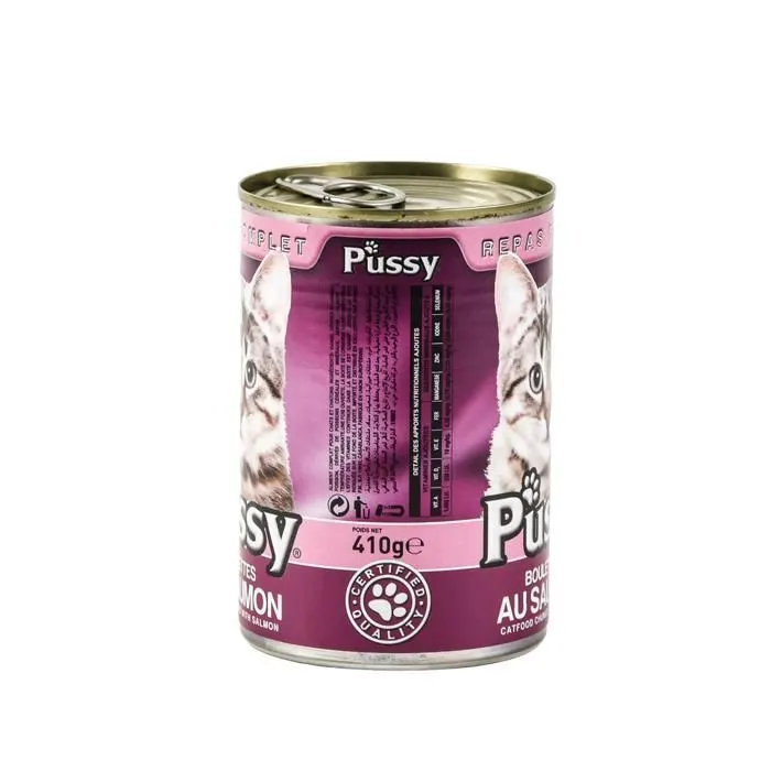 Boulette de saumon 1/2 pour chat - PUSSY - vue 2