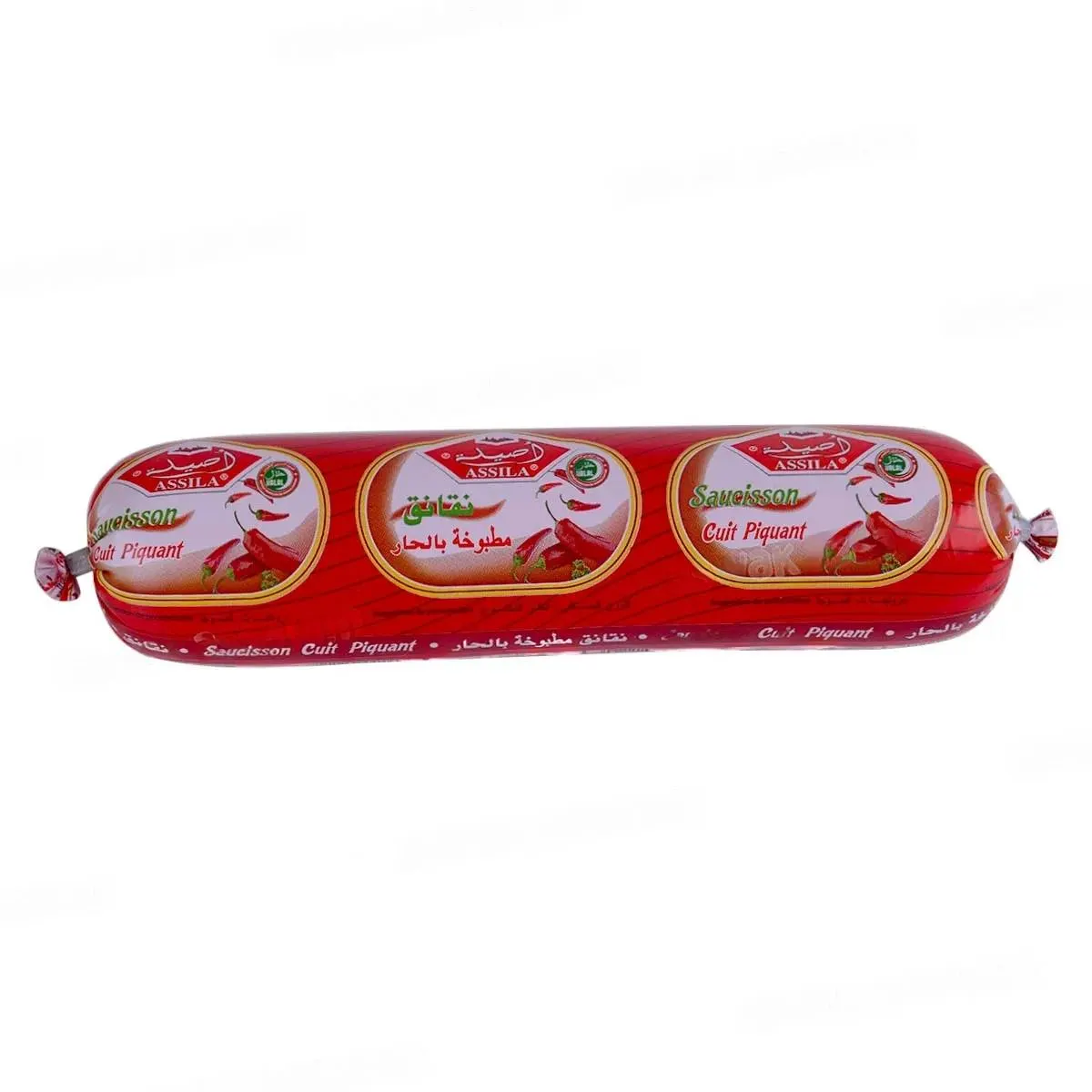 Saucisson de volaille piquant 350g - ASSILA