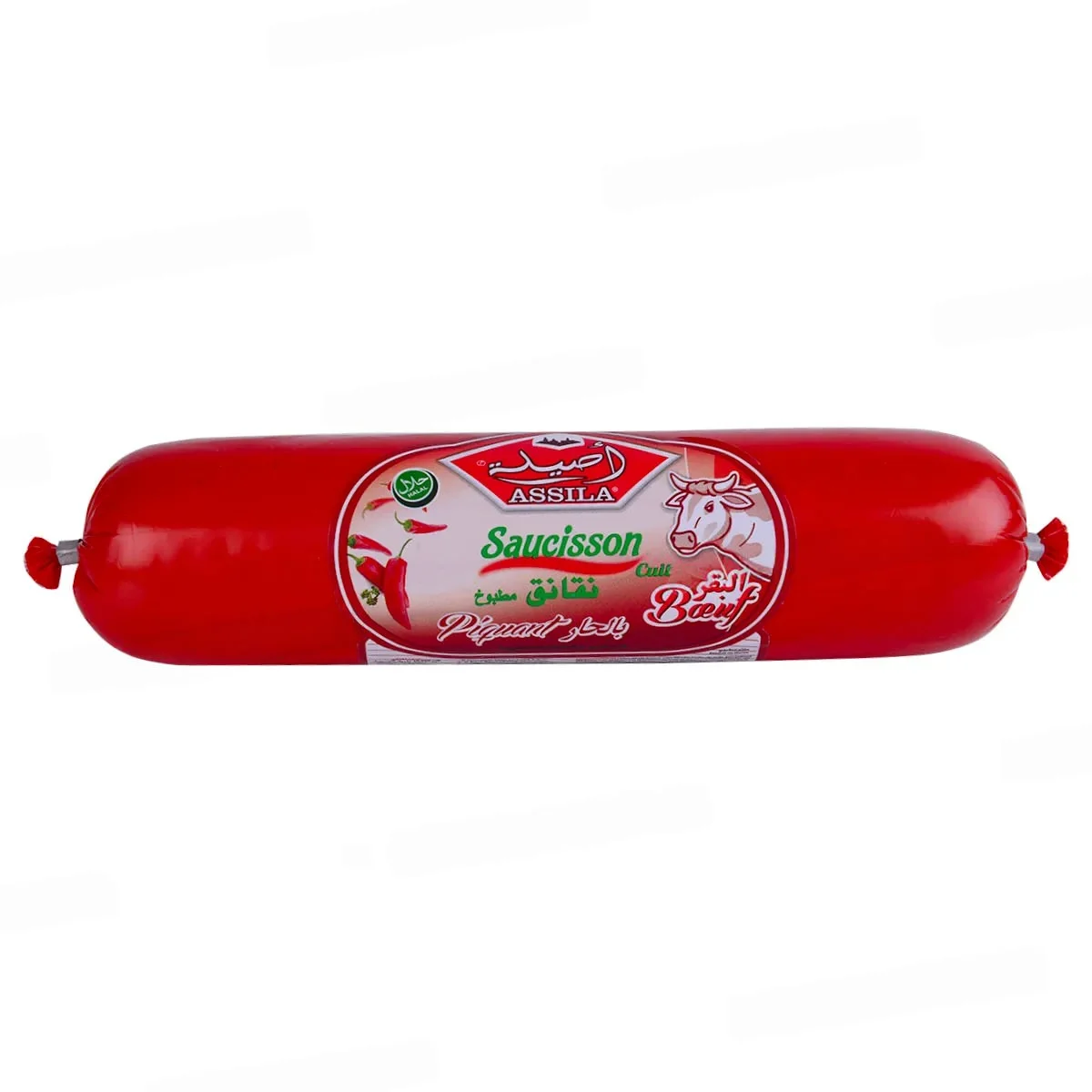 Saucisson de bœuf piquant 350g - ASSILA
