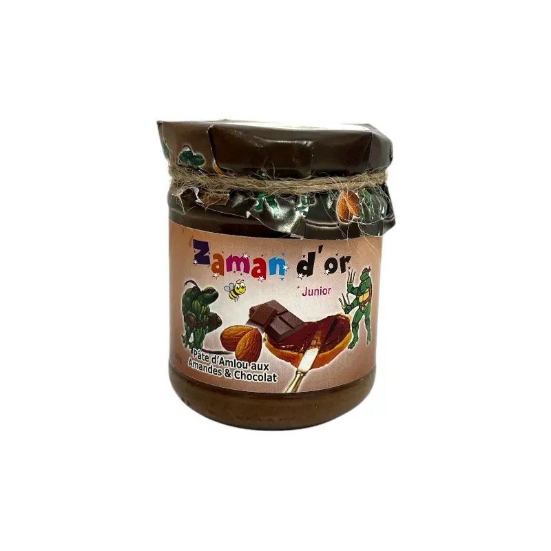 Amlou junior aux amandes et chocolat 200g - ZAMAN D'or