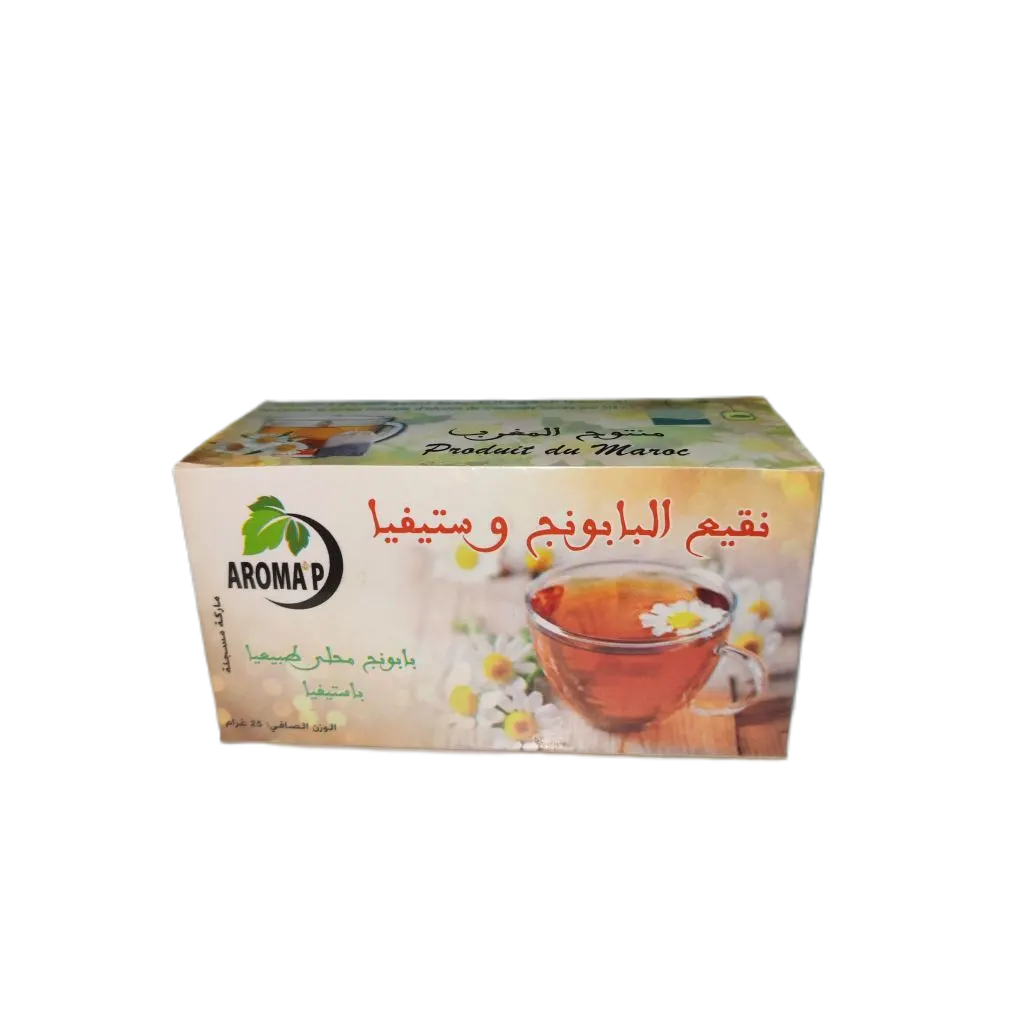 Tisane de camomille sucrée par stévia 25g - AROMA P