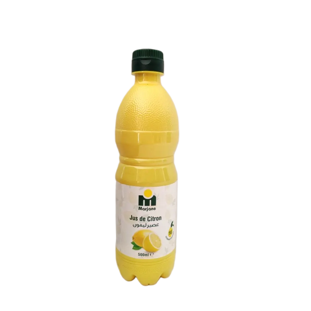 Jus de citron jaune 500ml - MARJANE