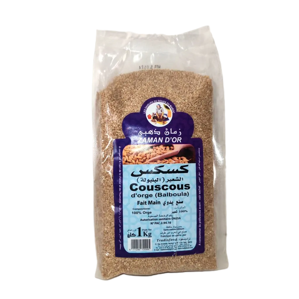 Couscous d'orge 1Kg - ZAMAN D'OR 